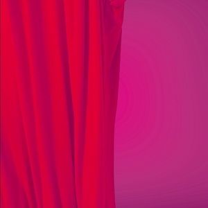 V-neck true red beaded detailing v-back to the neck